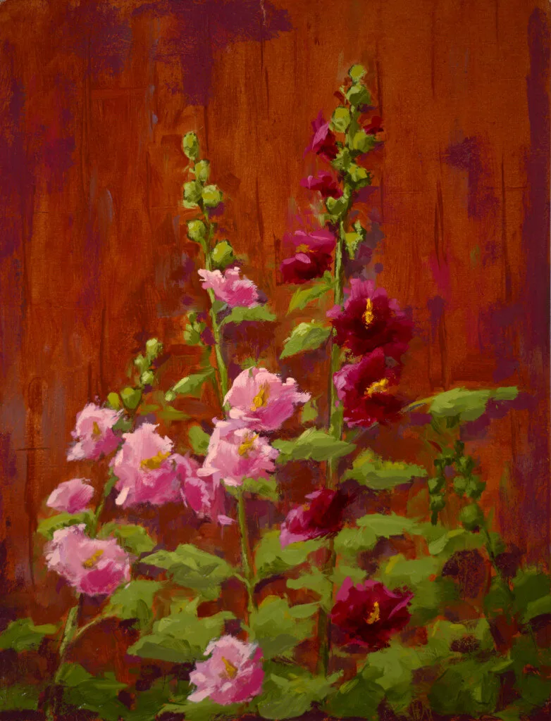 Hollyhocks II 2024